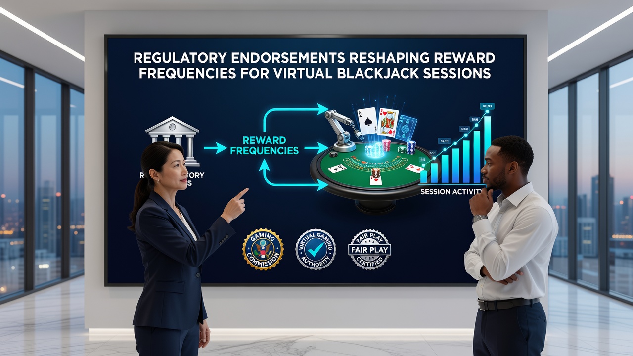 Data visualization showing changes in blackjack reward frequencies after regulatory updates